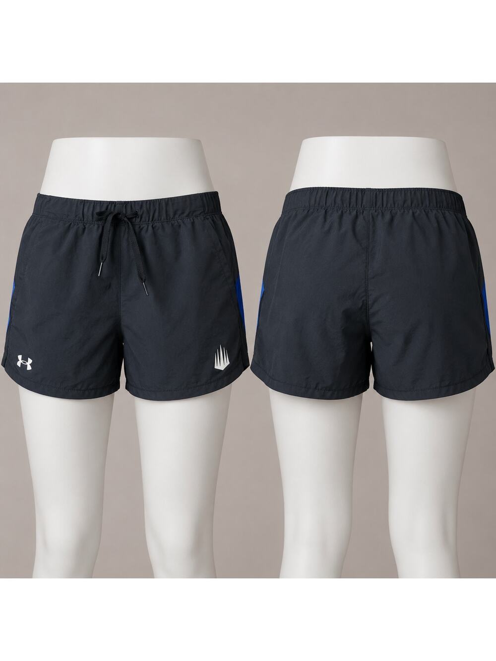 Under Armour IMG Academy Athletic Shorts Black Blue Women’s Small